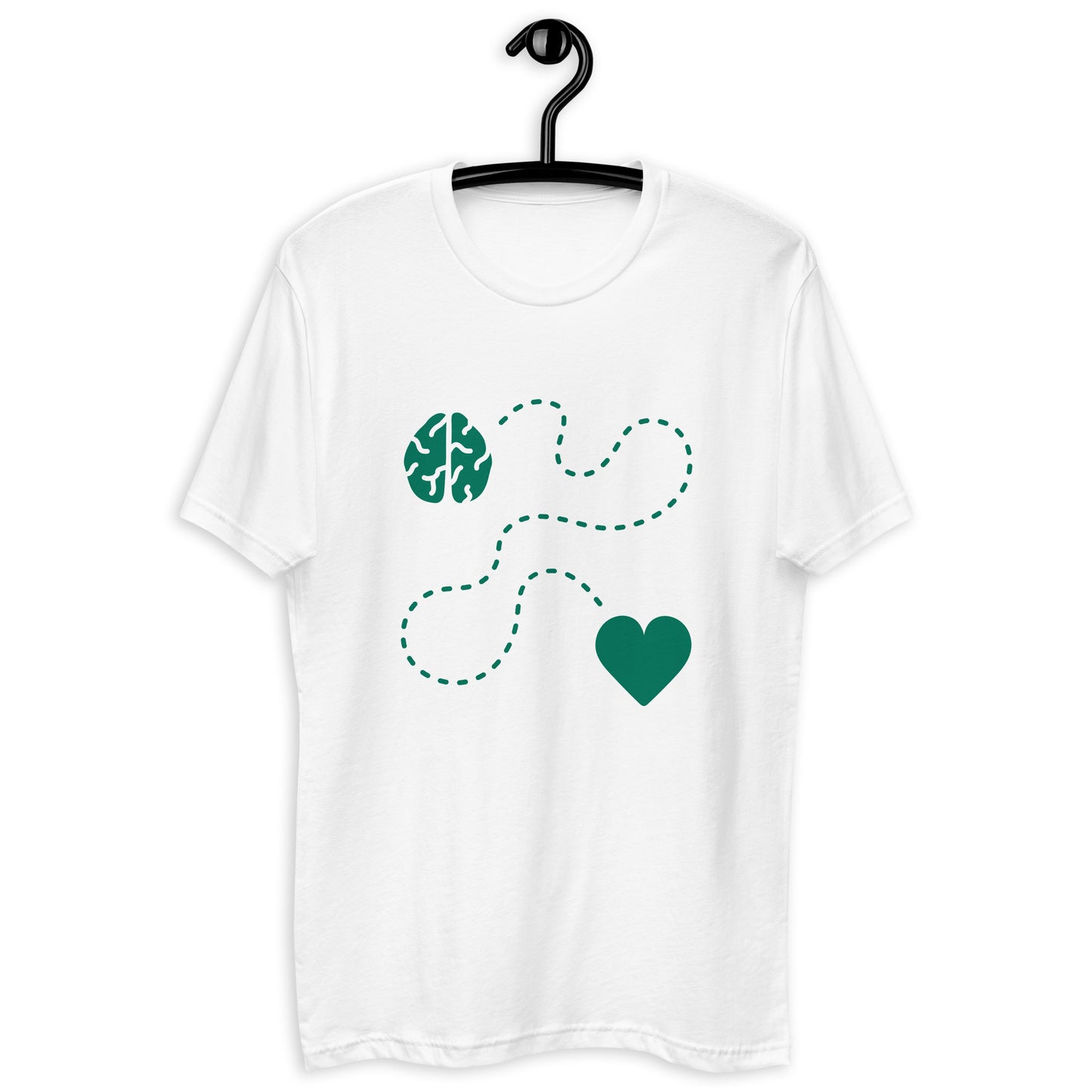 Follow My Heart & Brain (Version 3)(Men's T-Shirt)