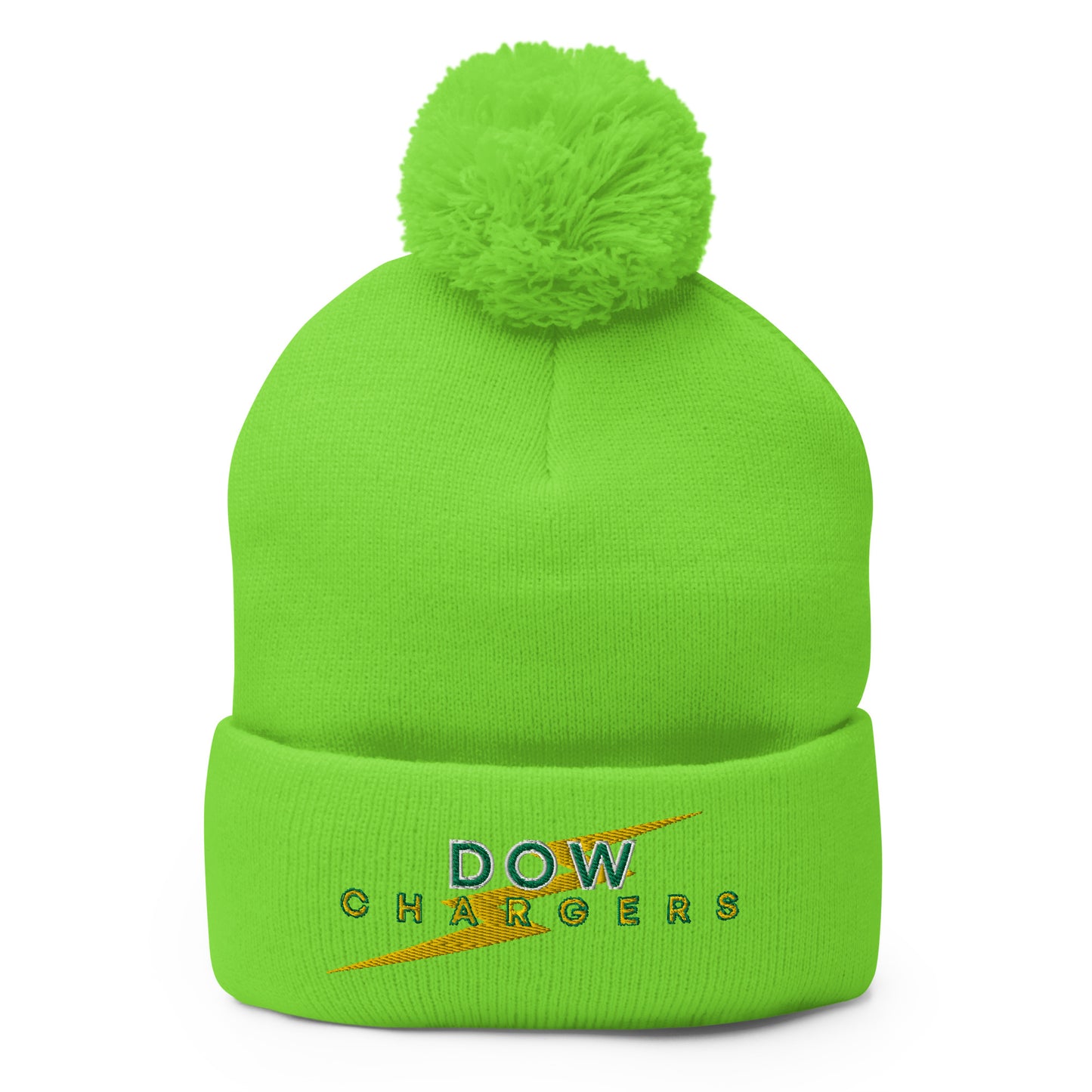 DOW CHARGERS Pom-Pom Beanie