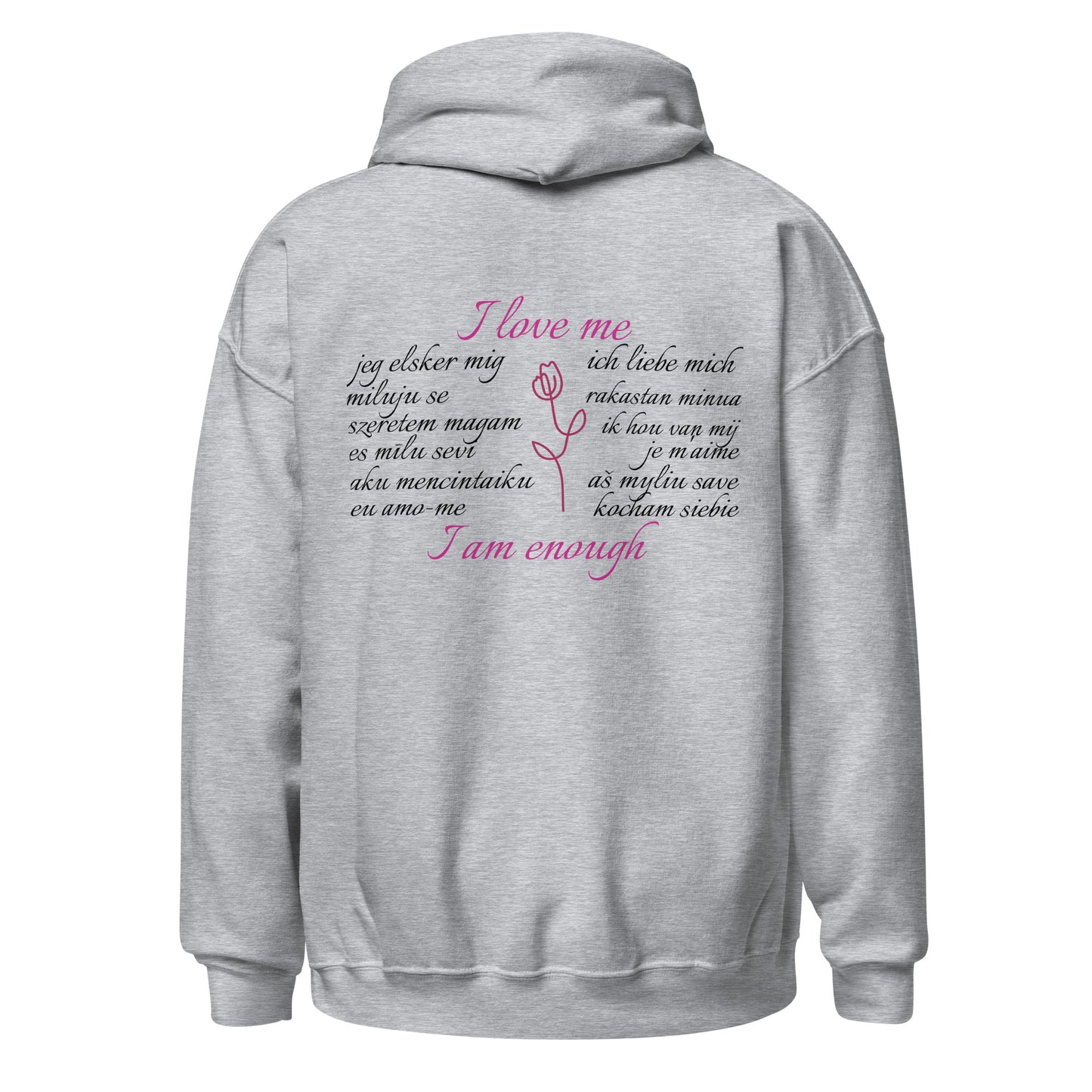 I Love Me (World Languages) Unisex Hoodie