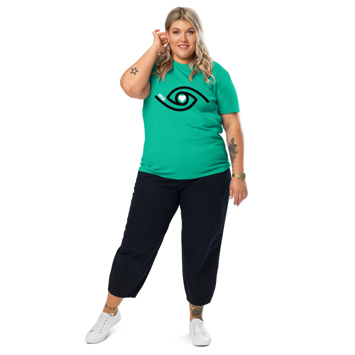 Eye Love Me (Swirled) (Unisex T-Shirt)