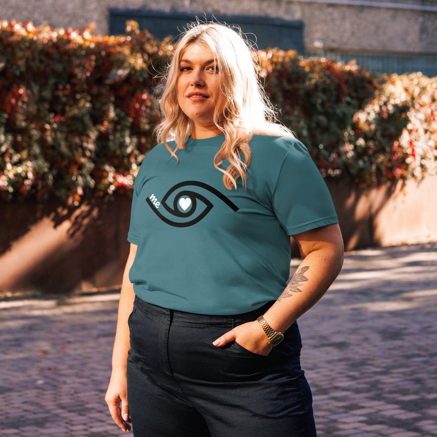 Eye Love Me (Swirled) (Unisex T-Shirt)