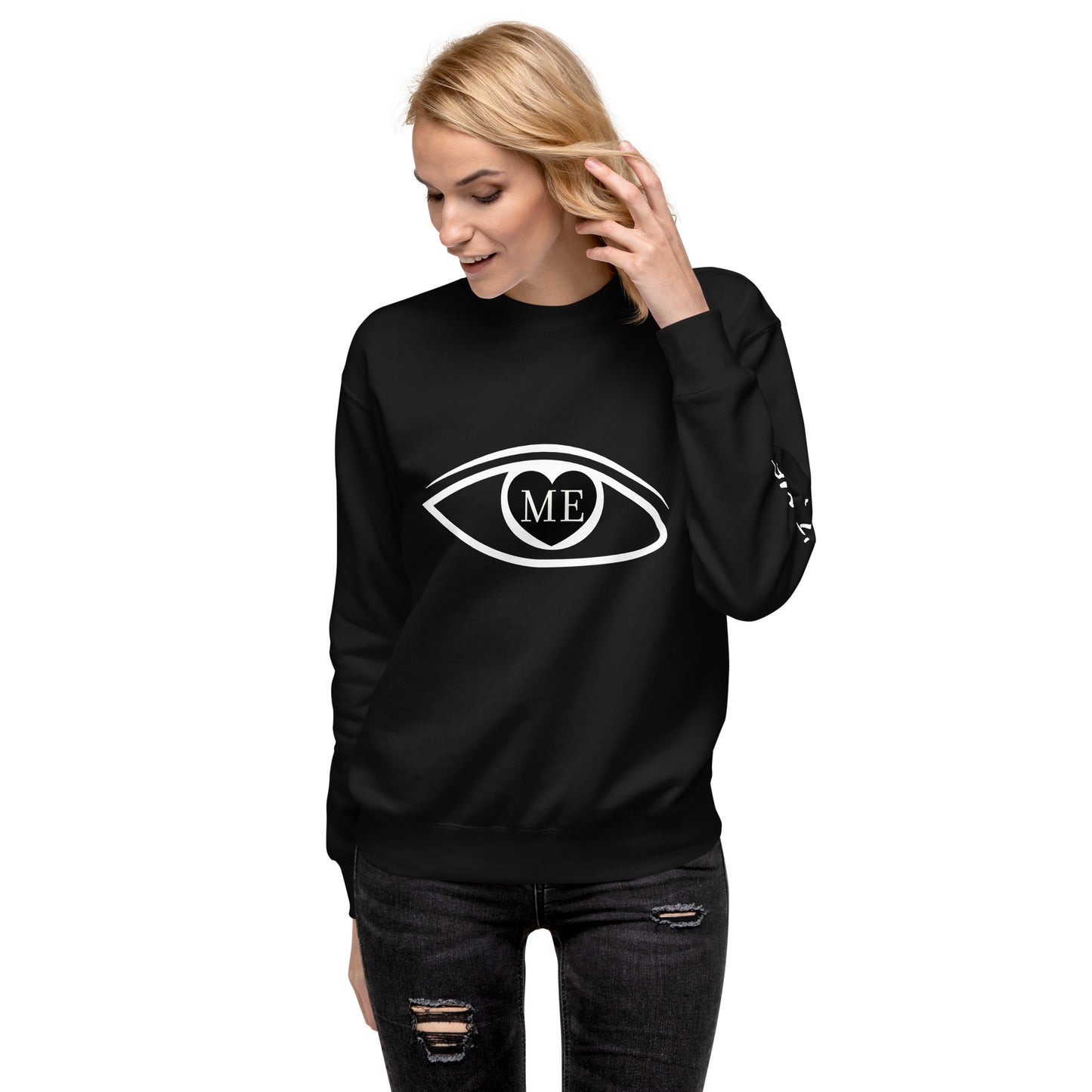 Stenciled Eye (Unisex Sweatshirt)