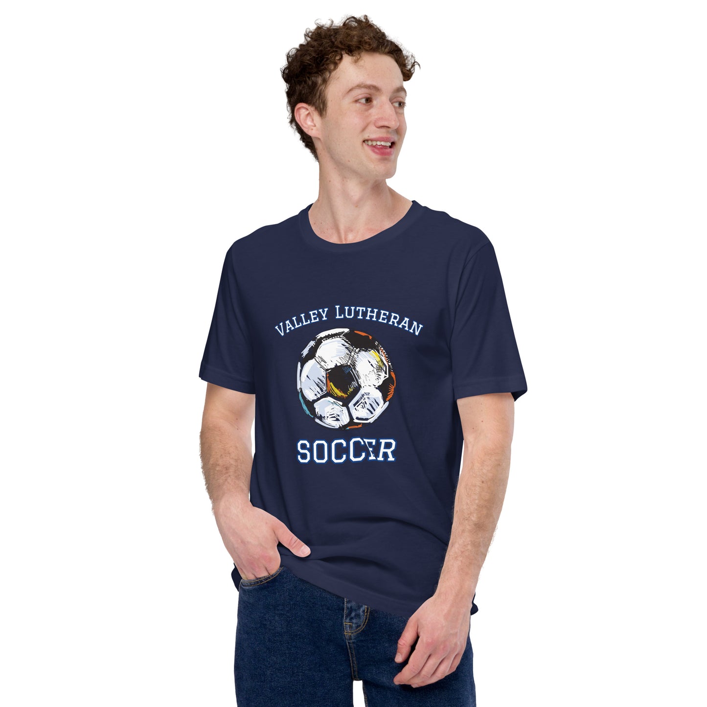 Valley Lutheran Soccer (Unisex T-Shirt)