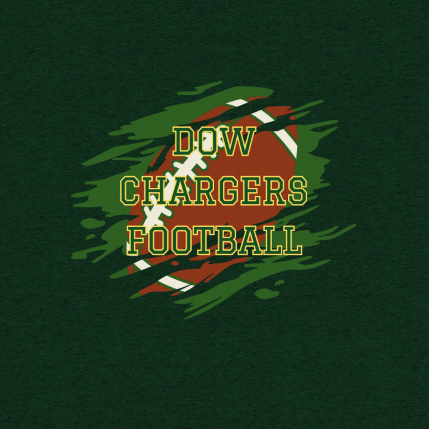 Dow Chargers football Short sleeve t-shirt