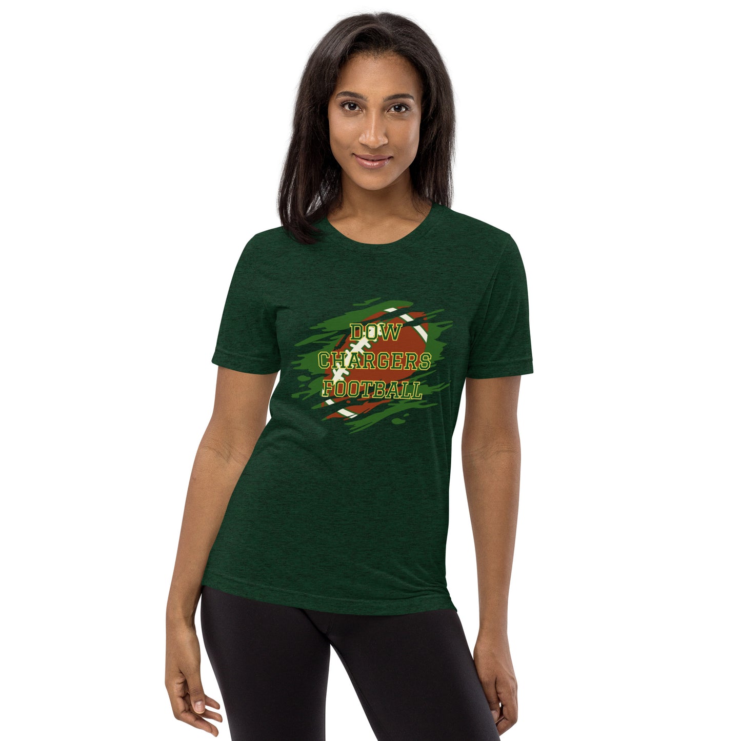 Dow Chargers football Short sleeve t-shirt