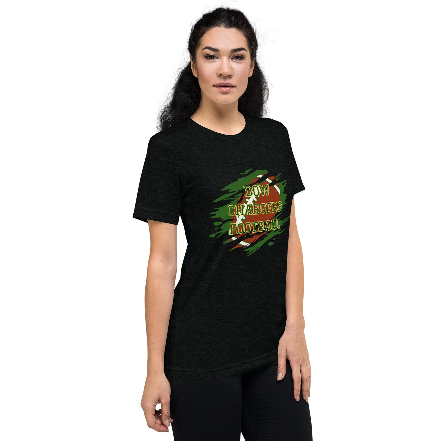 Dow Chargers football Short sleeve t-shirt