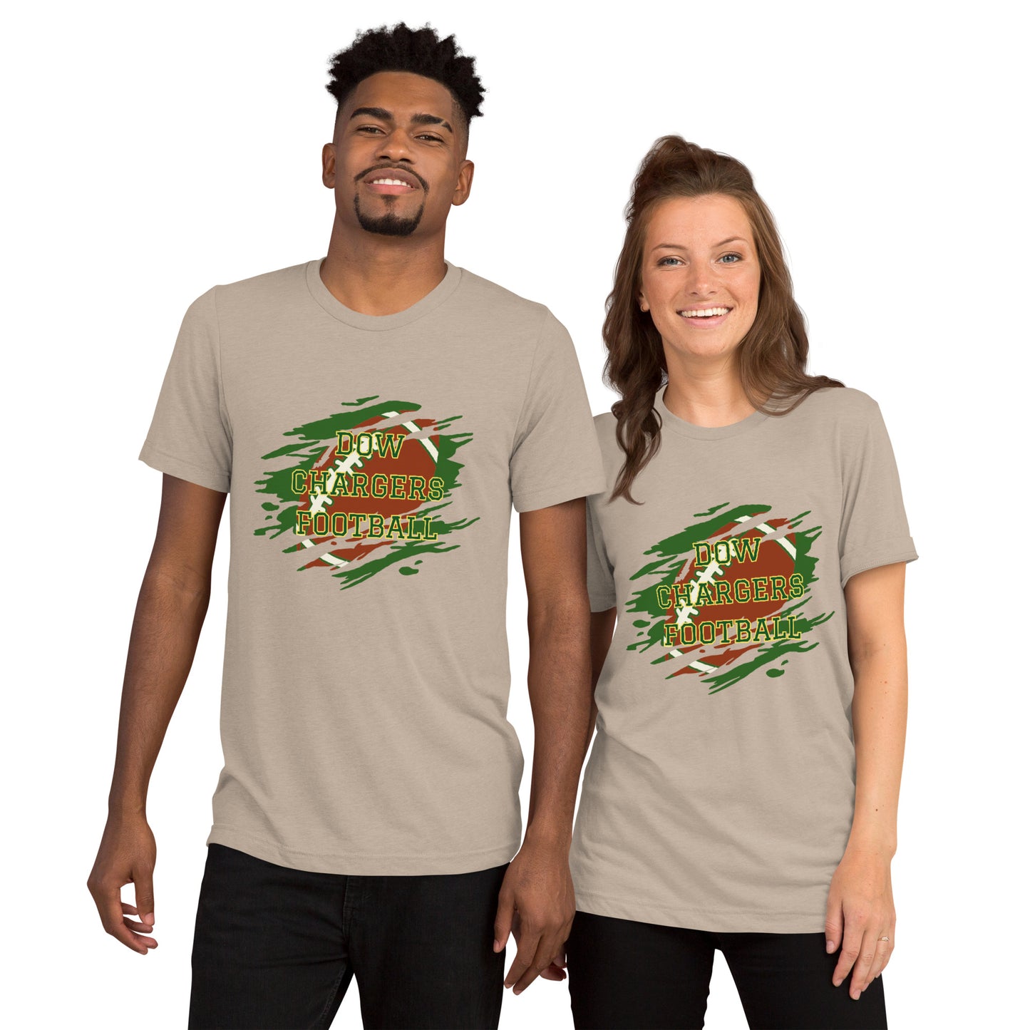 Dow Chargers football Short sleeve t-shirt