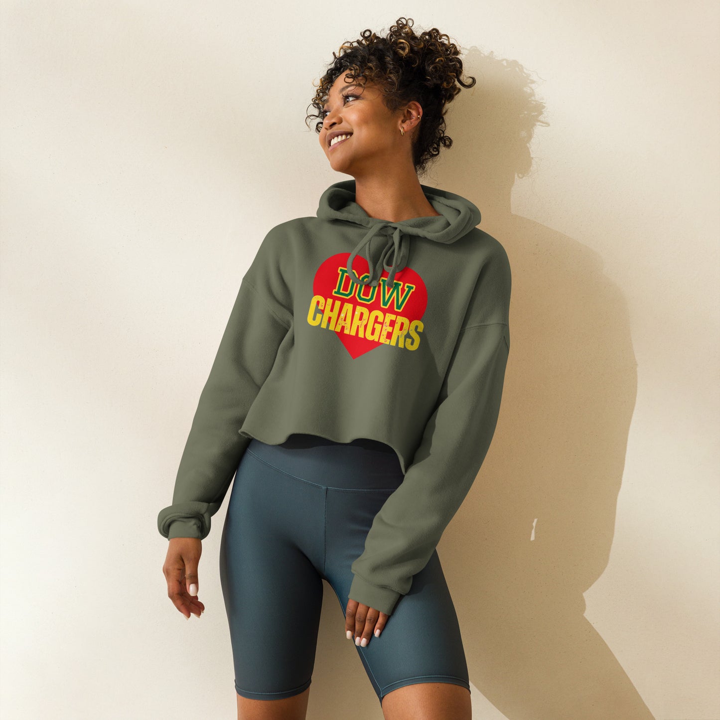 Dow Charger Crop Hoodie