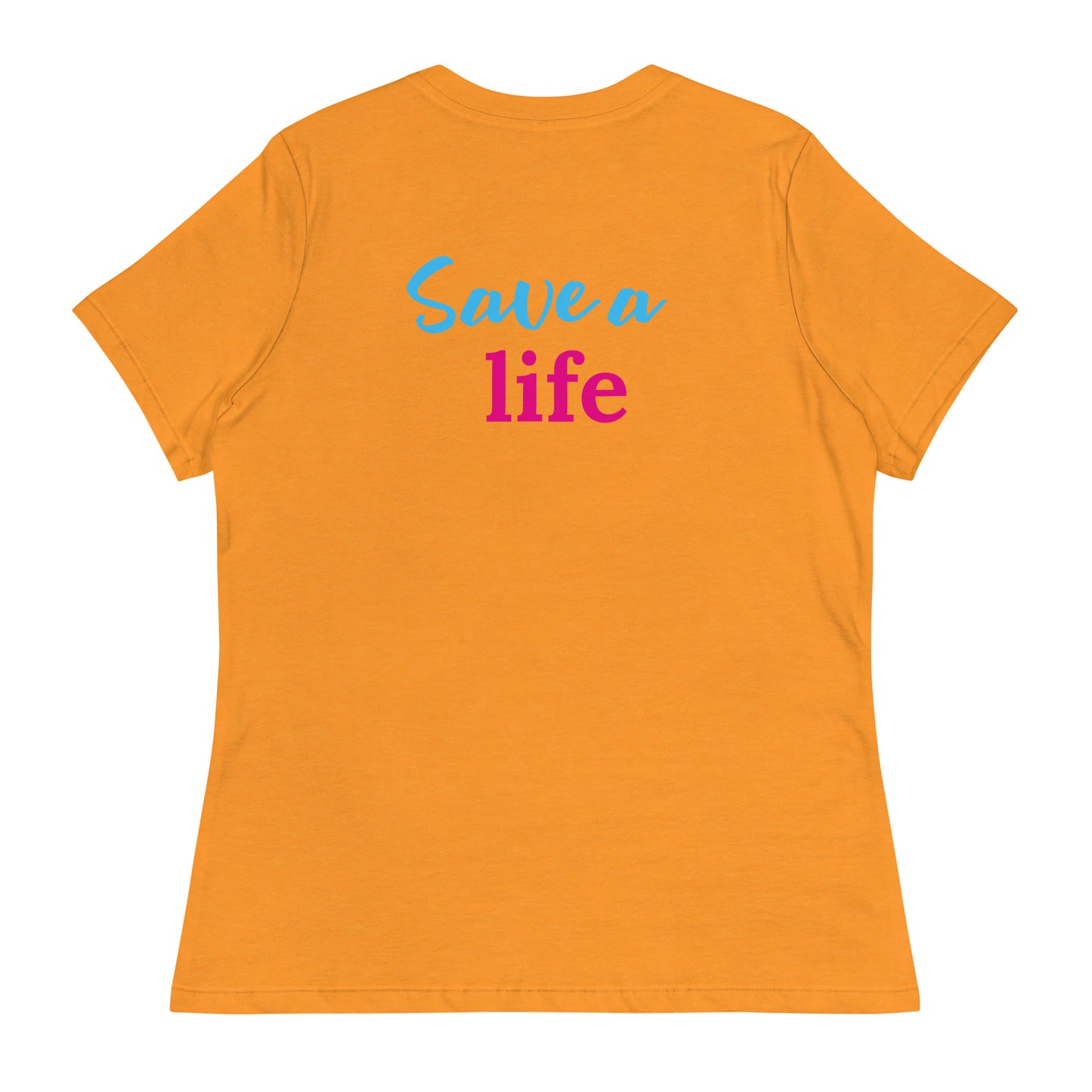 Save A Life (Heart) (Women's T-Shirt)