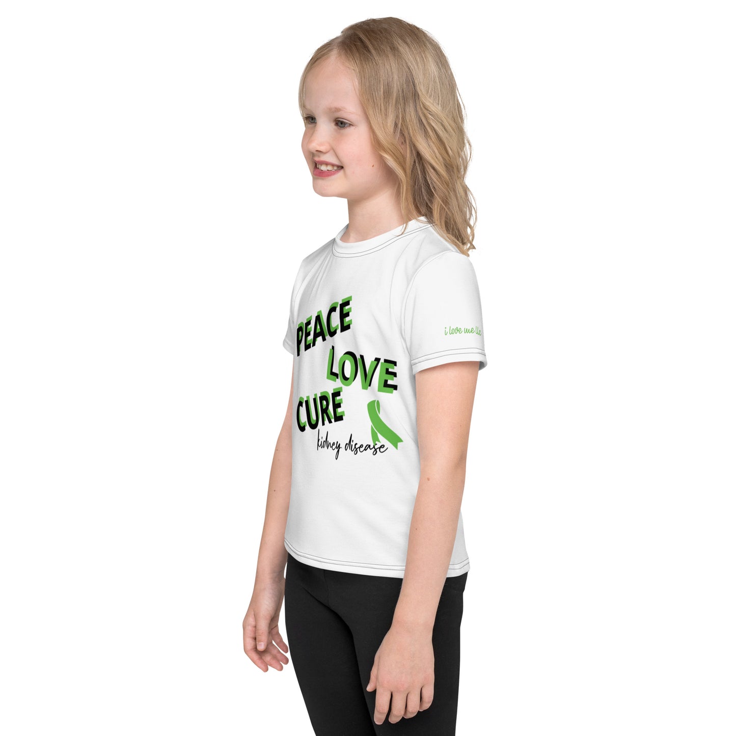 Peace, Love, Cure (Kidney Disease) Youth T-Shirt