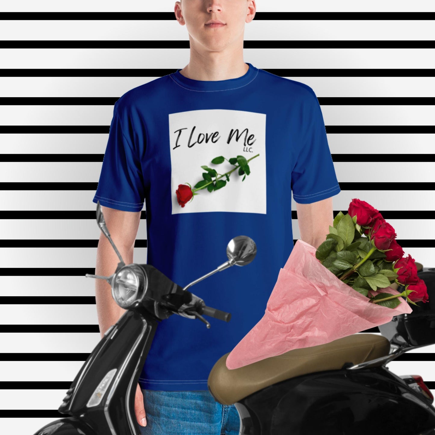 I Love Me (Adult T-Shirt) Dark Blue Version