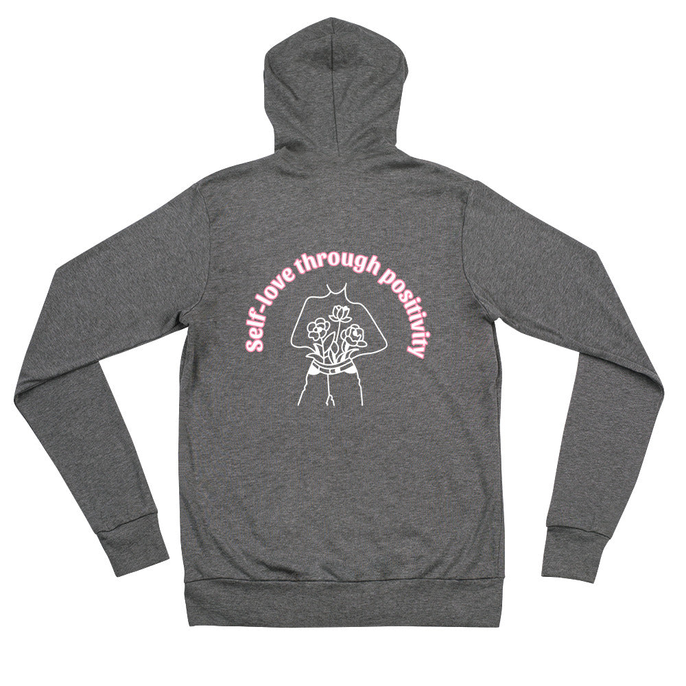 Self-love through Positivity (Adult Zip-Up)