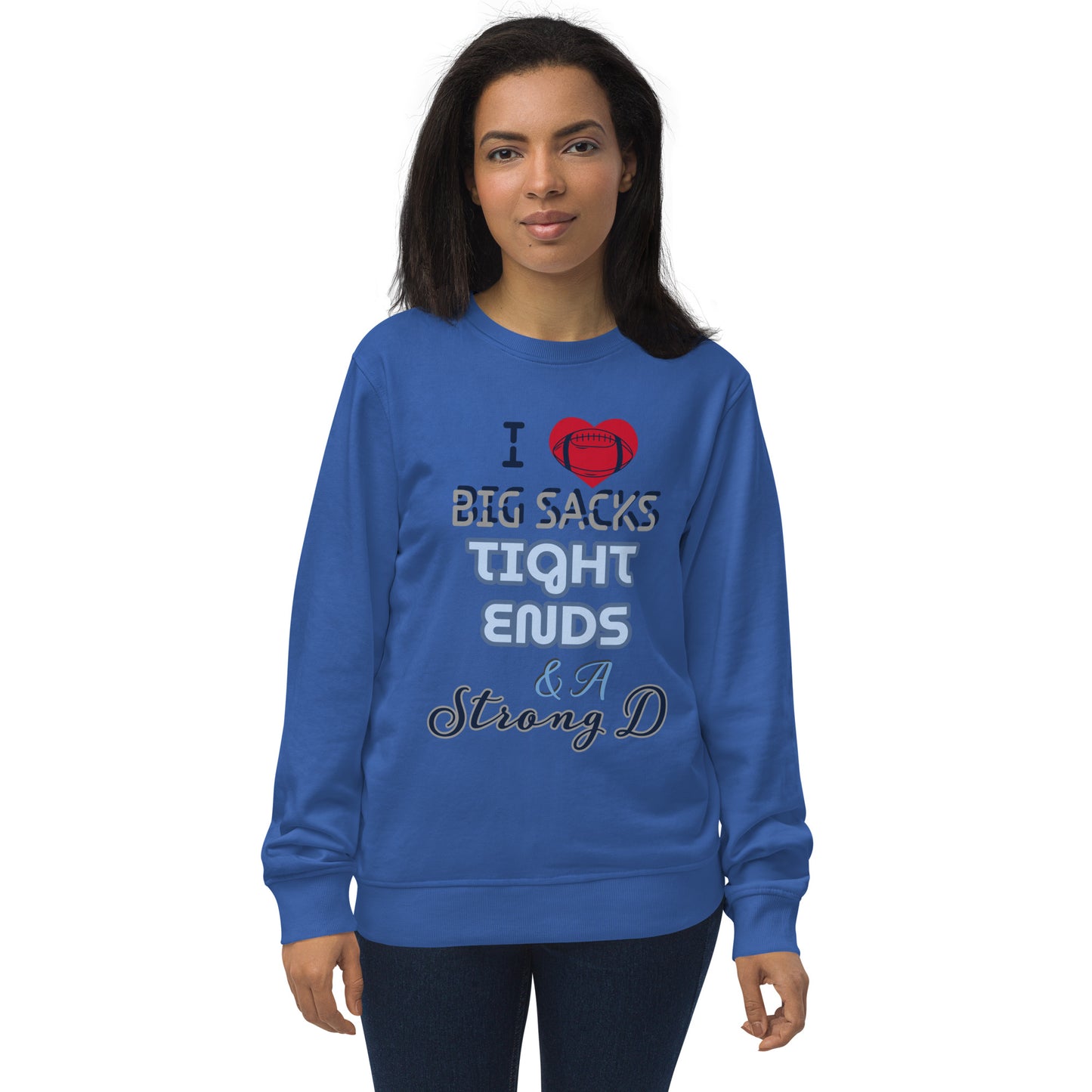 I Love Football (Adult Sweatshirt)