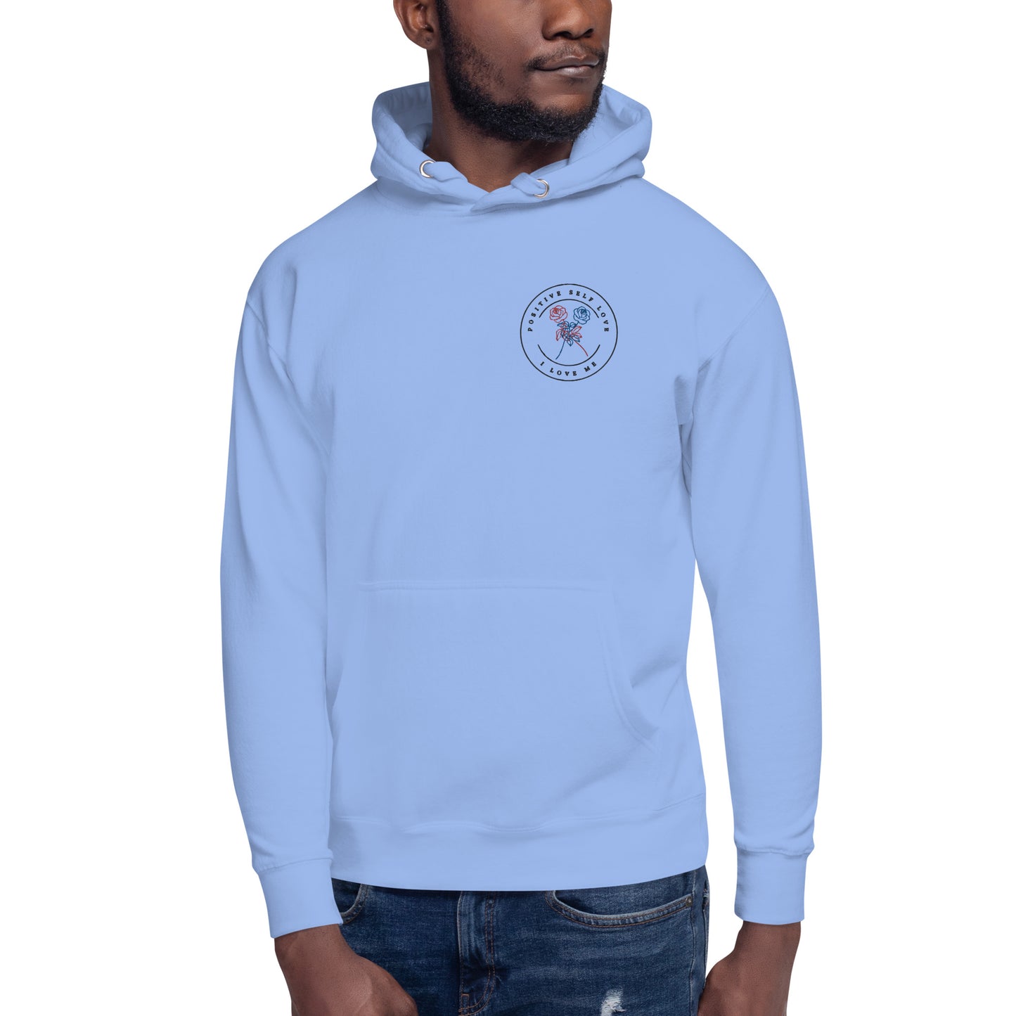 Positivity with Roses (Adult Hoodie)