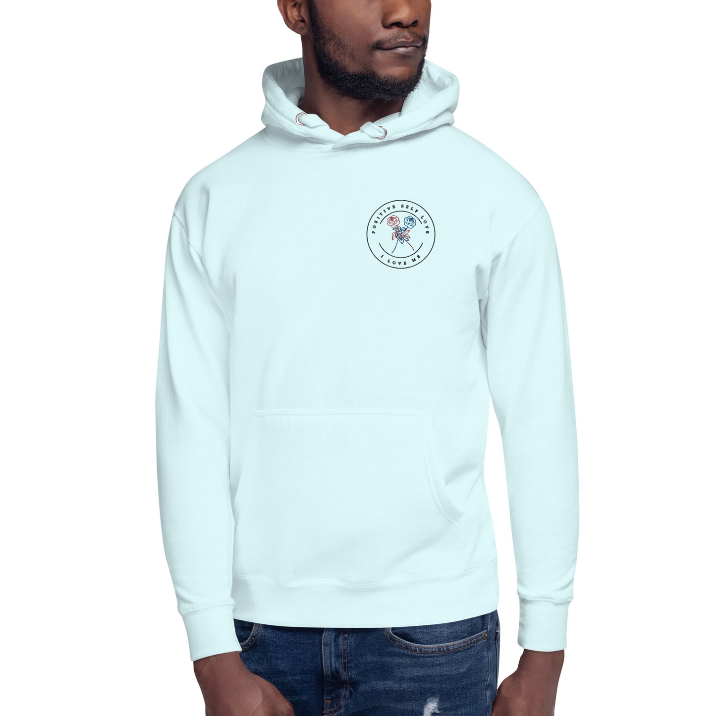 Positivity with Roses (Adult Hoodie)