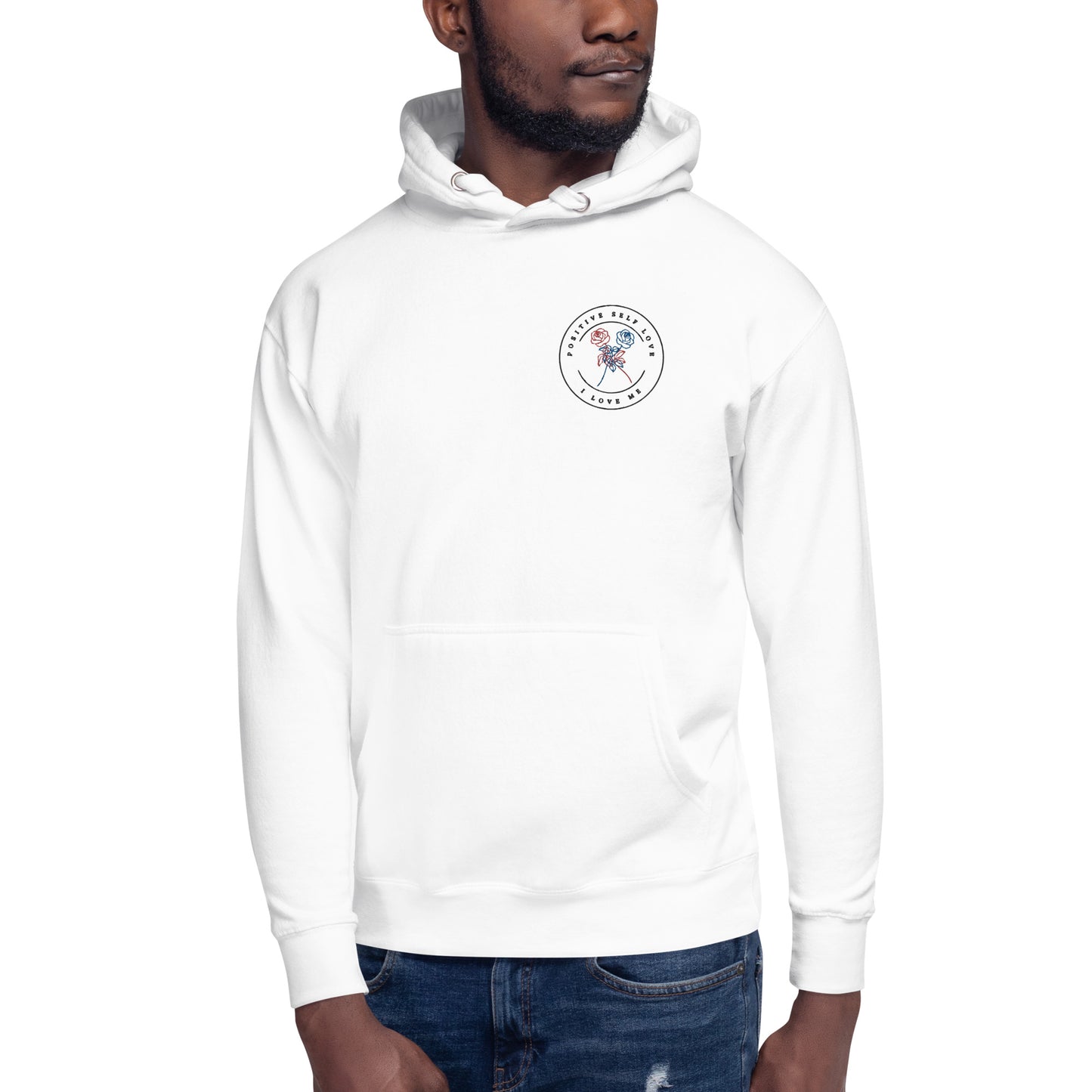Positivity with Roses (Adult Hoodie)