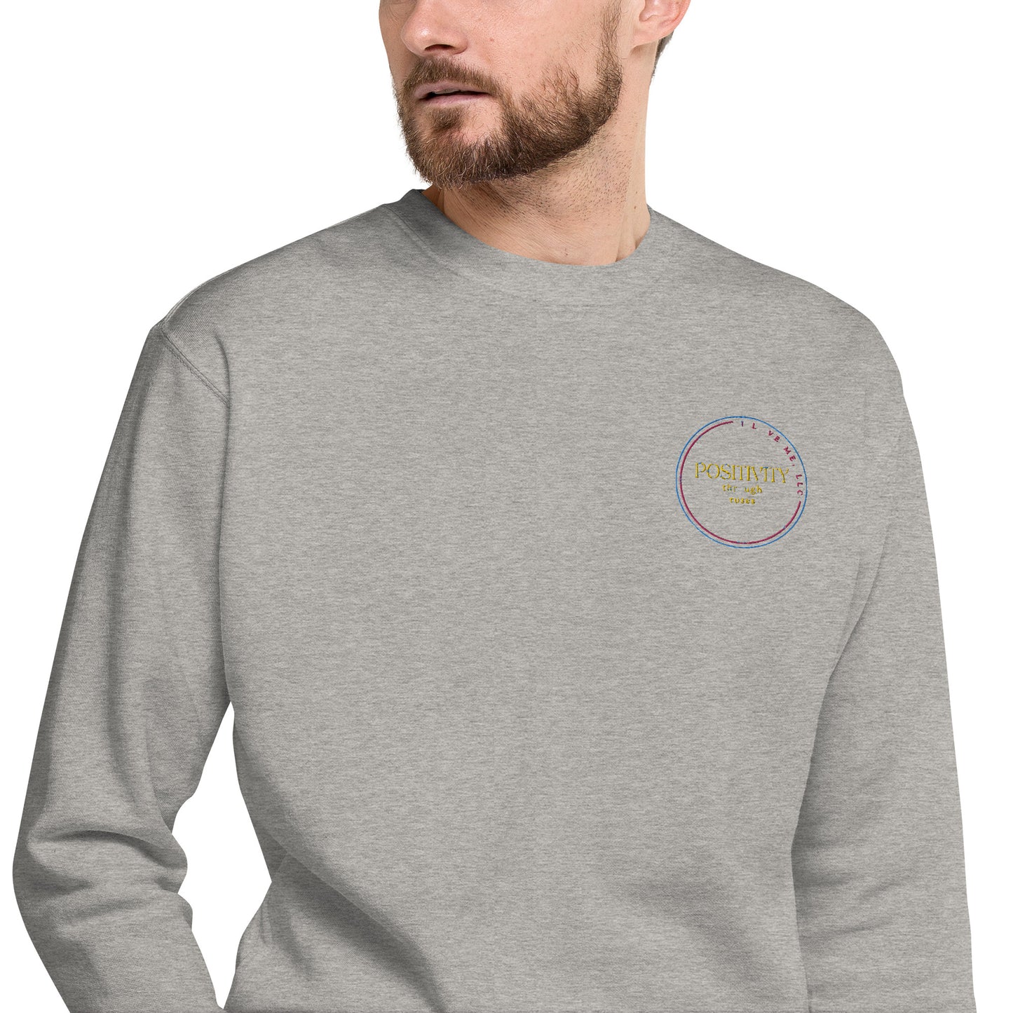 Positivity through Roses (Adult Sweatshirt)