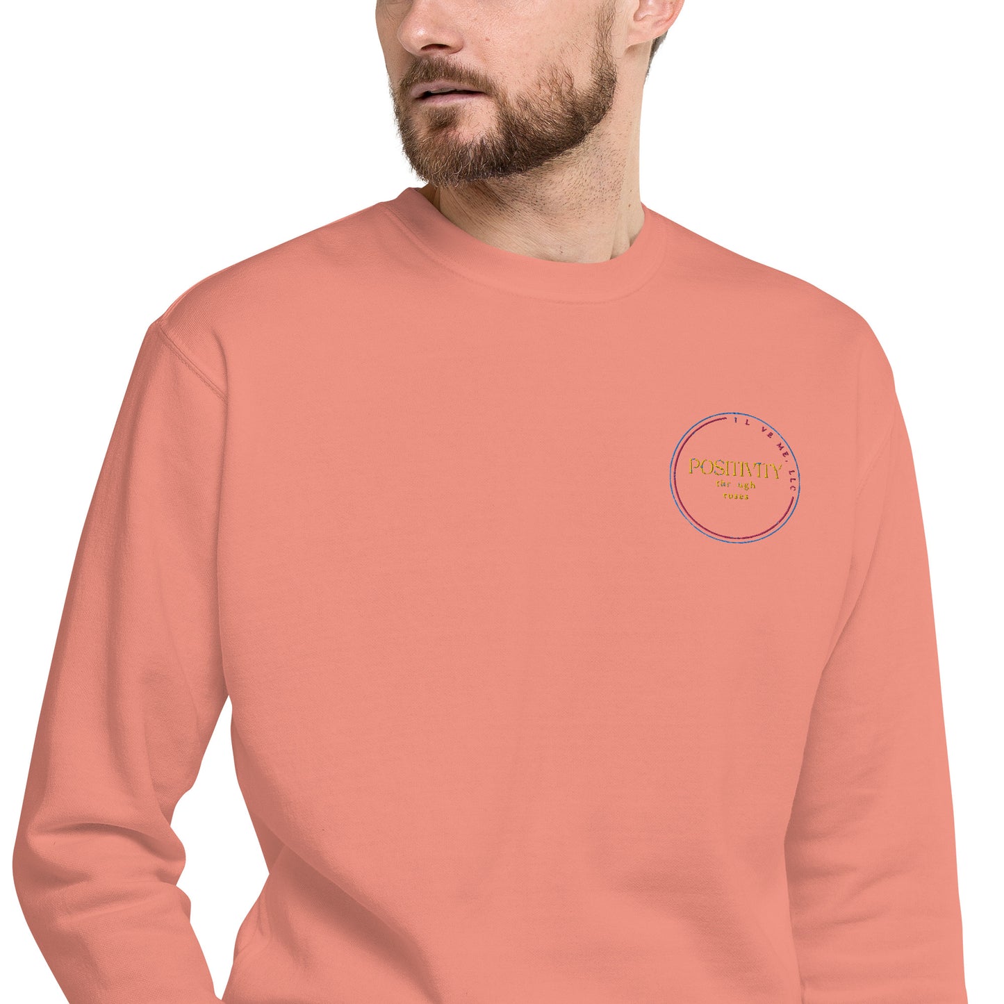 Positivity through Roses (Adult Sweatshirt)