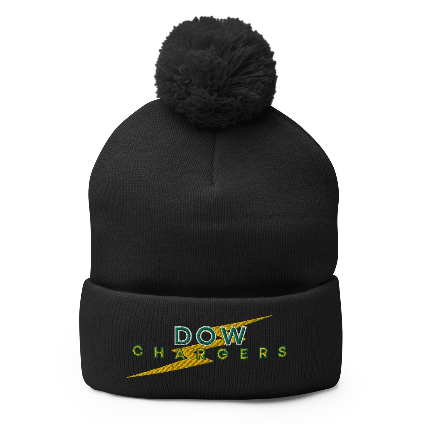 DOW CHARGERS Pom-Pom Beanie