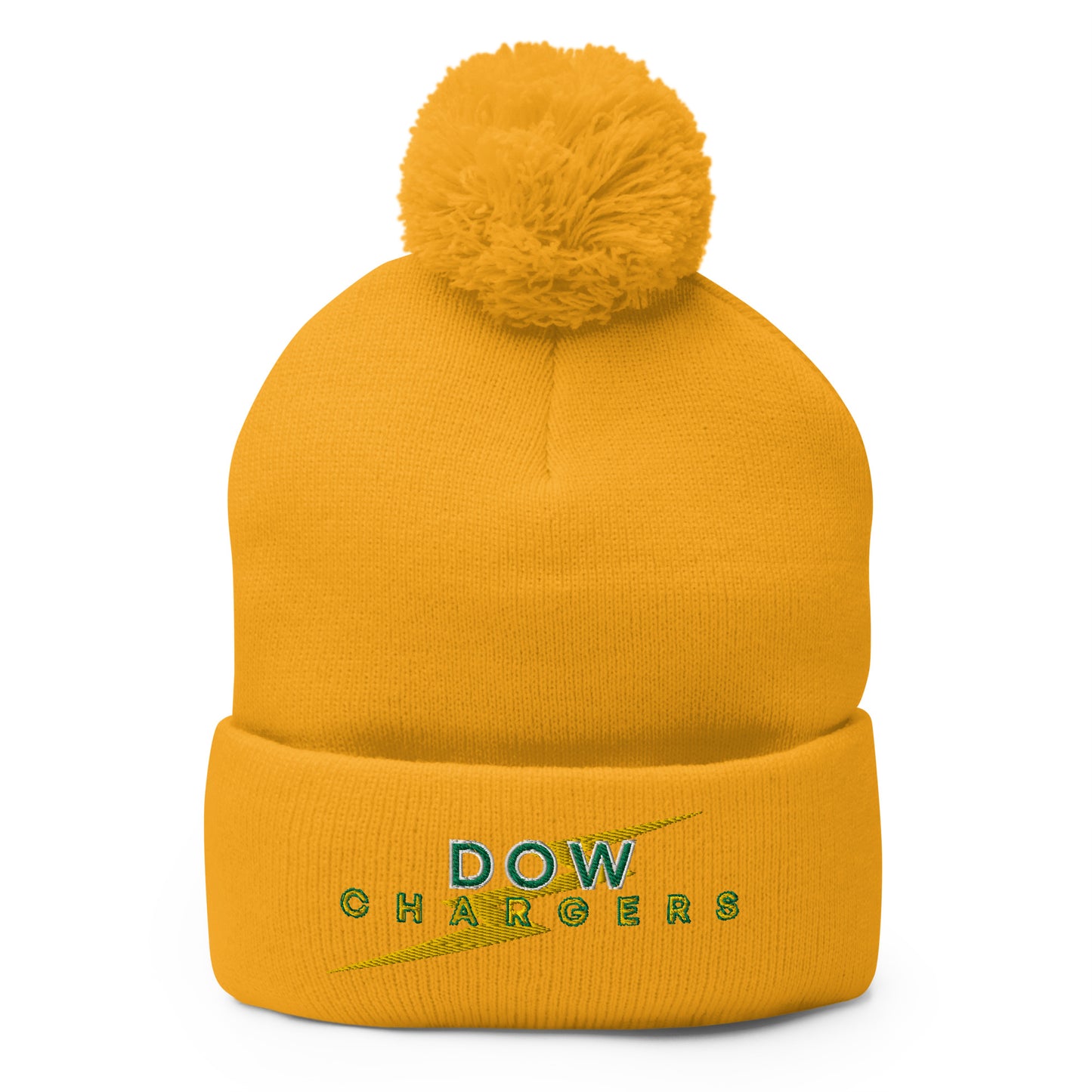 DOW CHARGERS Pom-Pom Beanie