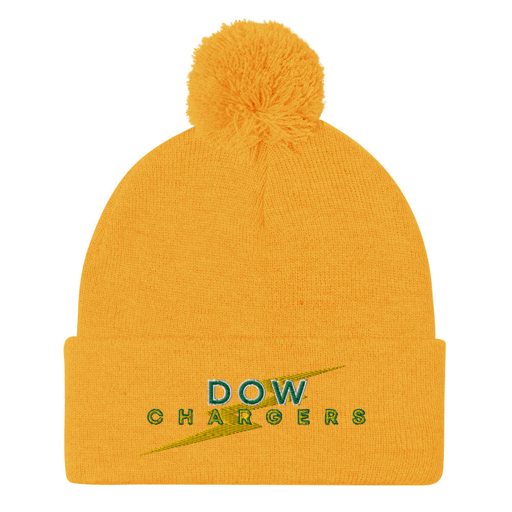 DOW CHARGERS Pom-Pom Beanie