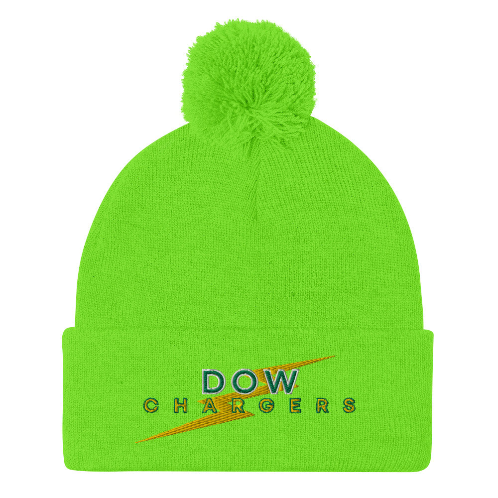 DOW CHARGERS Pom-Pom Beanie