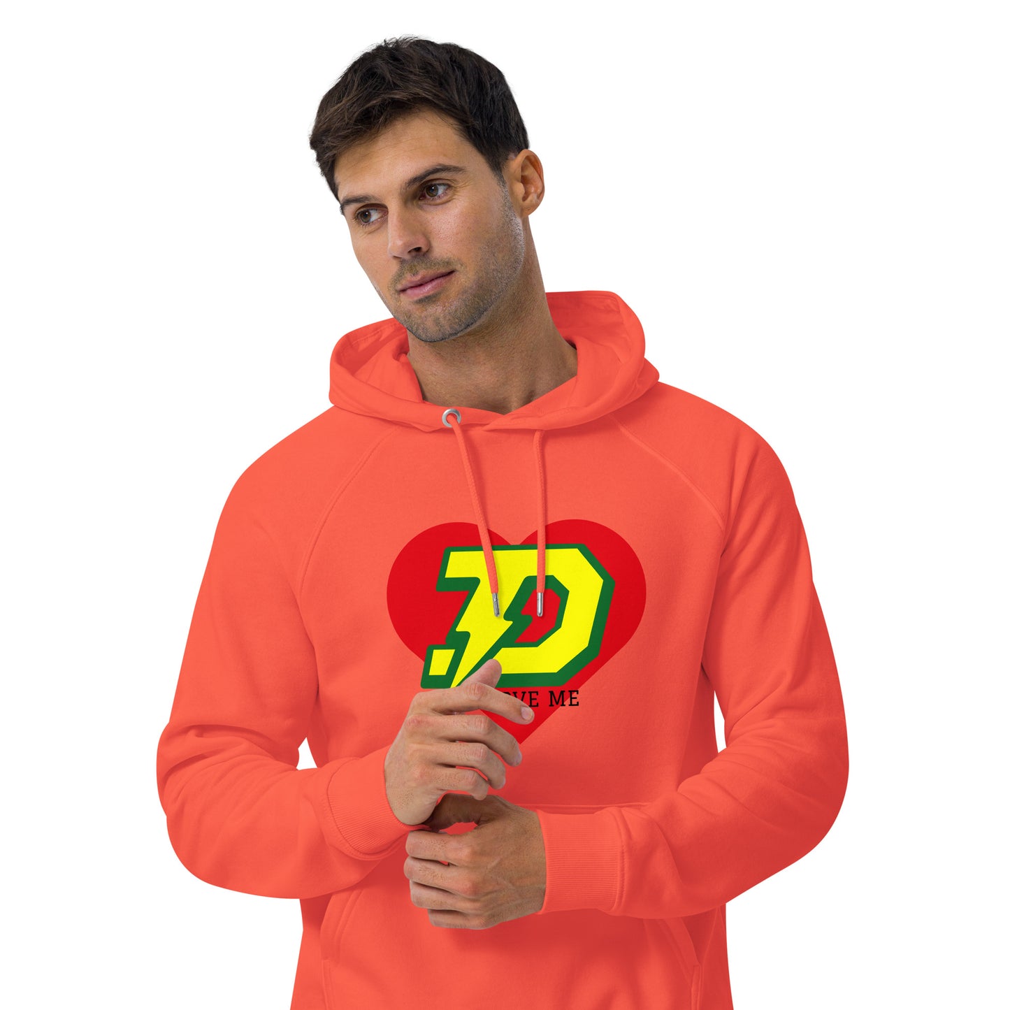 Dow Chargers I am enough Unisex eco raglan hoodie