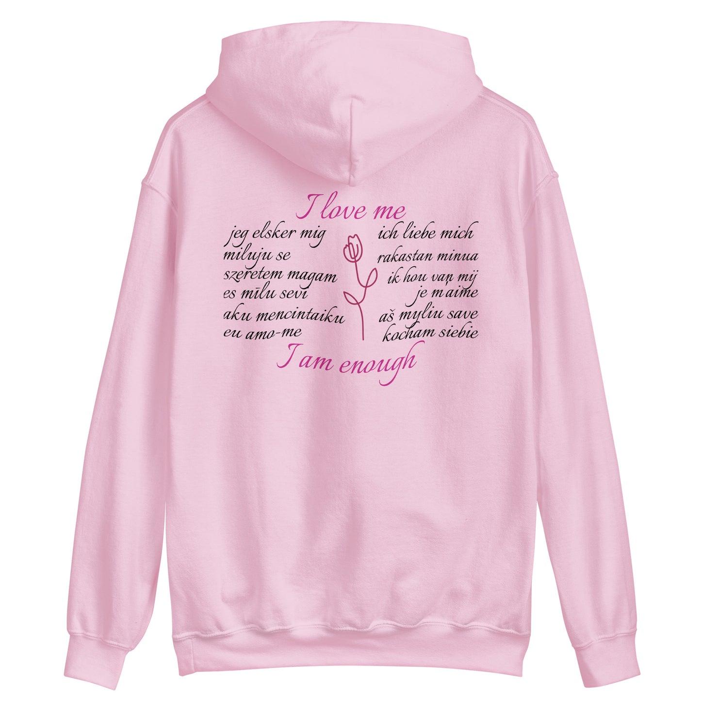 I Love Me (World Languages) Unisex Hoodie