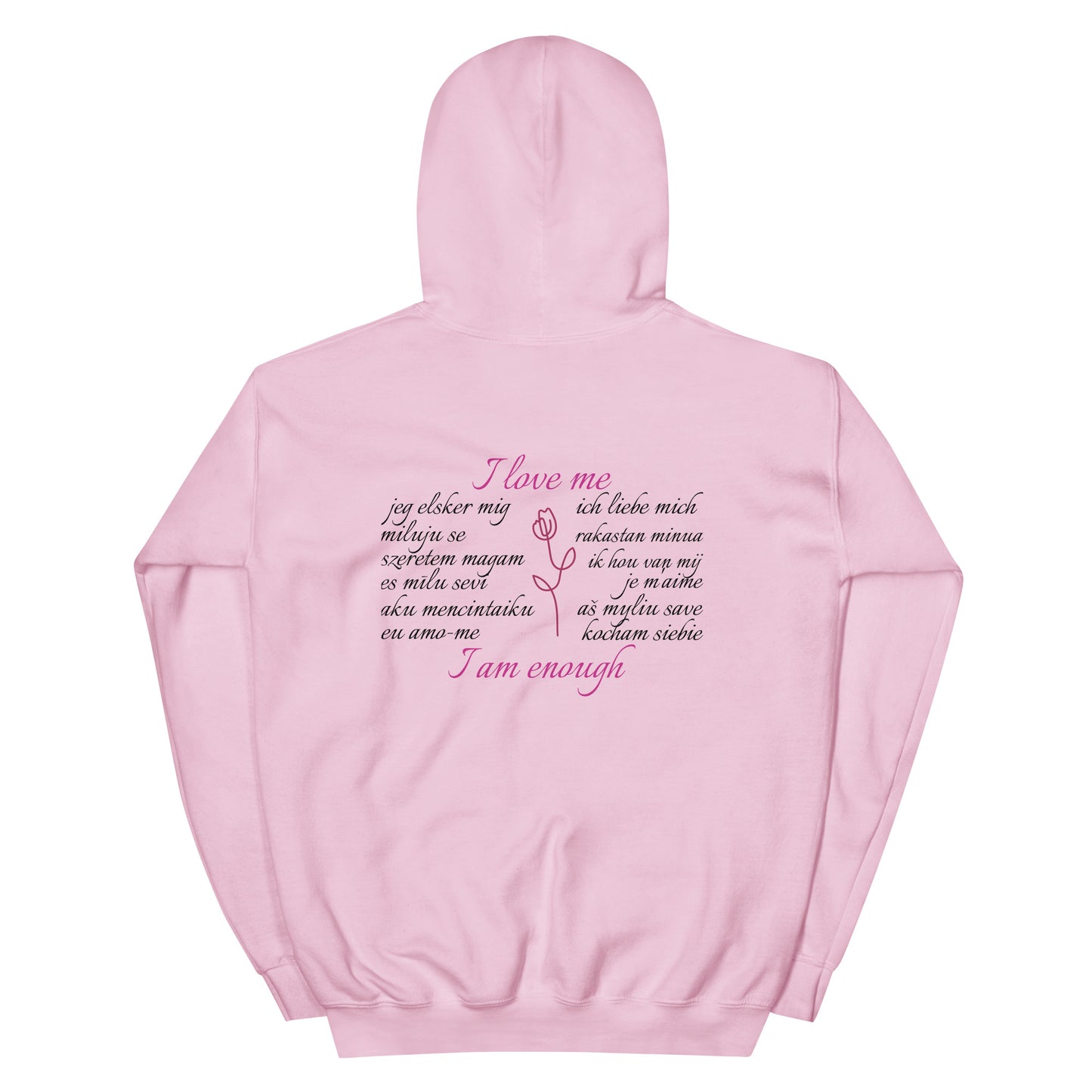 I Love Me (World Languages) Unisex Hoodie