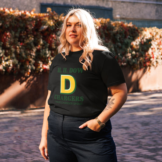 Dow Chargers I am confidently achieving my dreams Unisex organic cotton t-shirt
