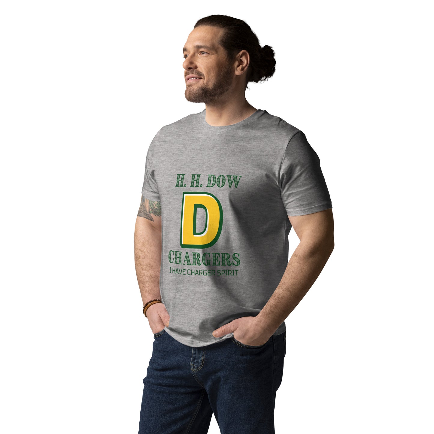 Dow Chargers I am confidently achieving my dreams Unisex organic cotton t-shirt