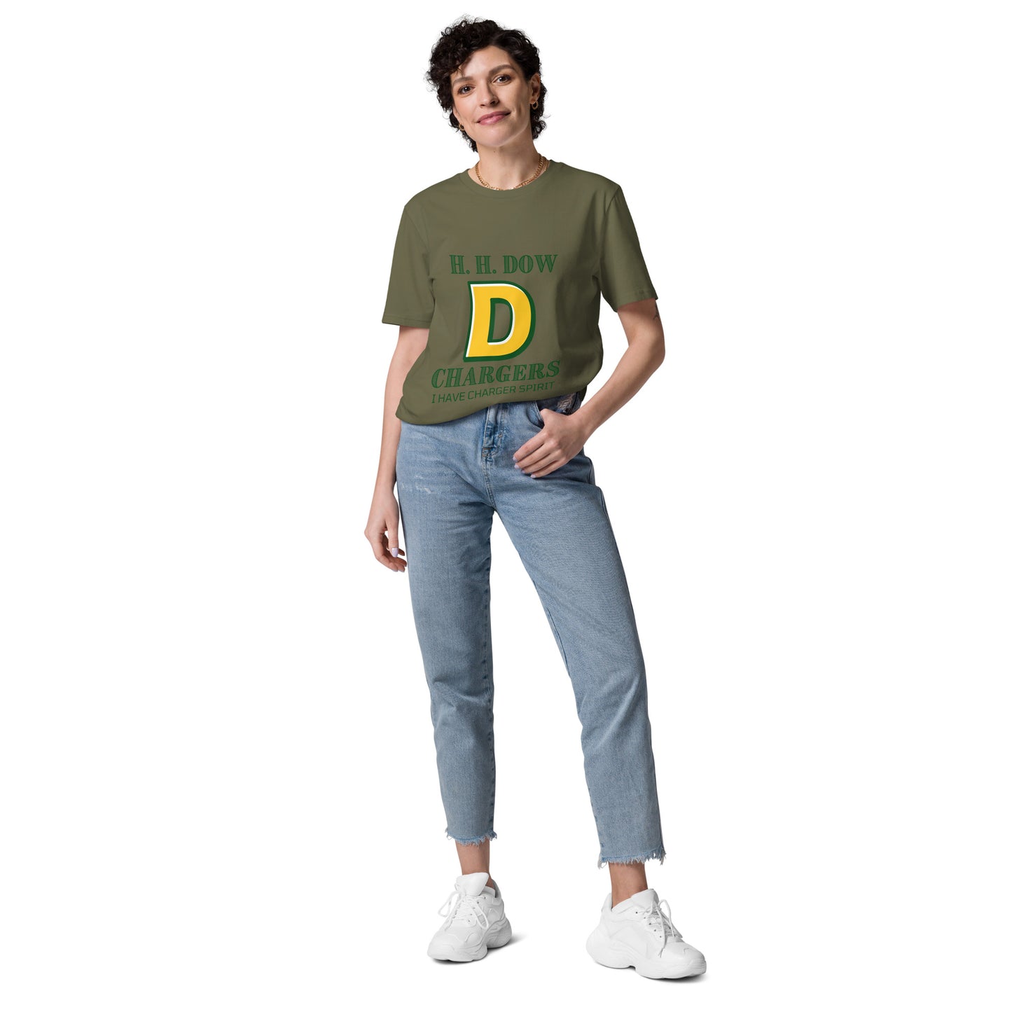 Dow Chargers I am confidently achieving my dreams Unisex organic cotton t-shirt