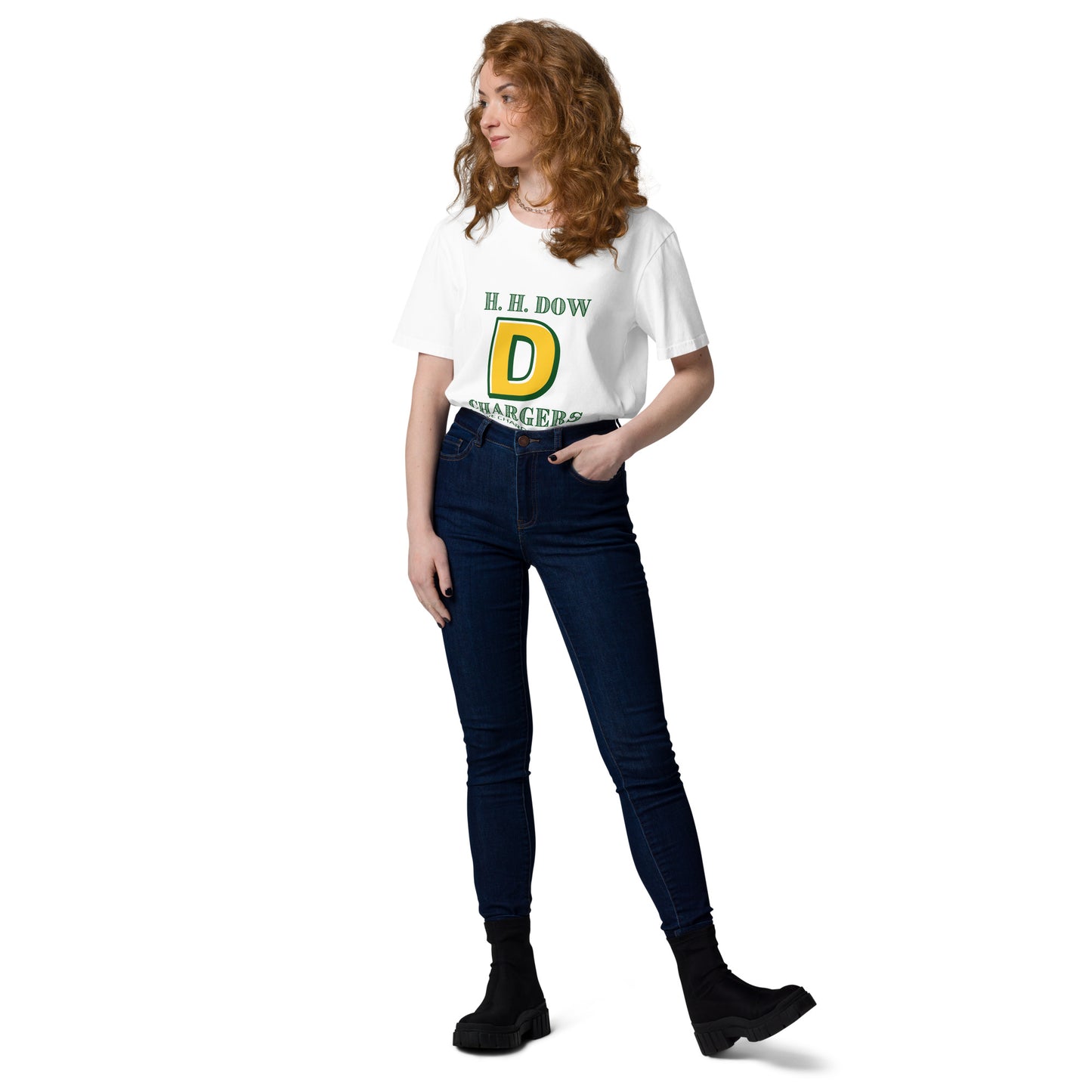 Dow Chargers I am confidently achieving my dreams Unisex organic cotton t-shirt
