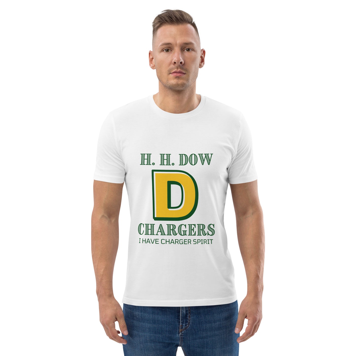 Dow Chargers I am confidently achieving my dreams Unisex organic cotton t-shirt