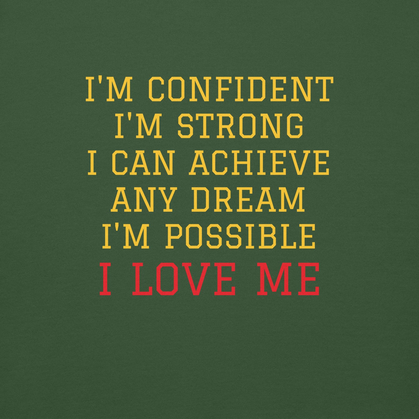 Dow Chargers I'm confident Unisex Hoodie