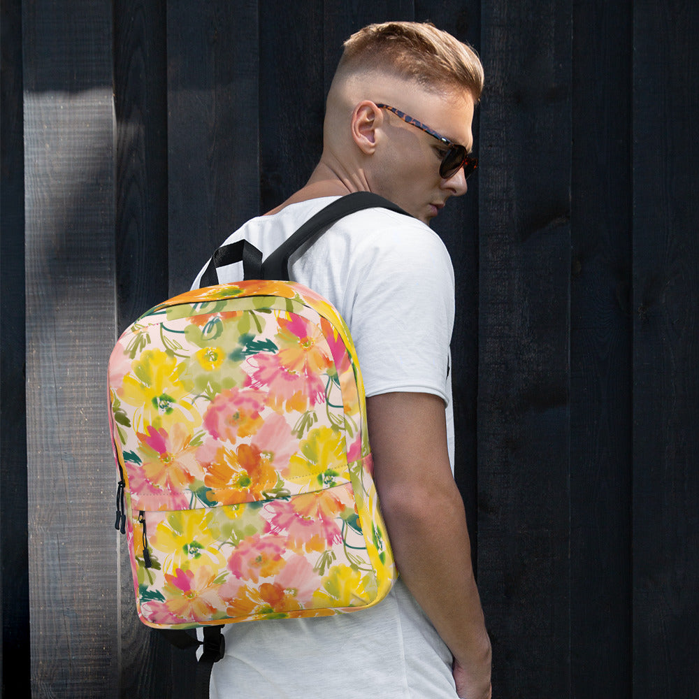 Abstract Floral Backpack