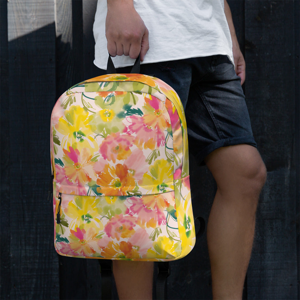 Abstract Floral Backpack
