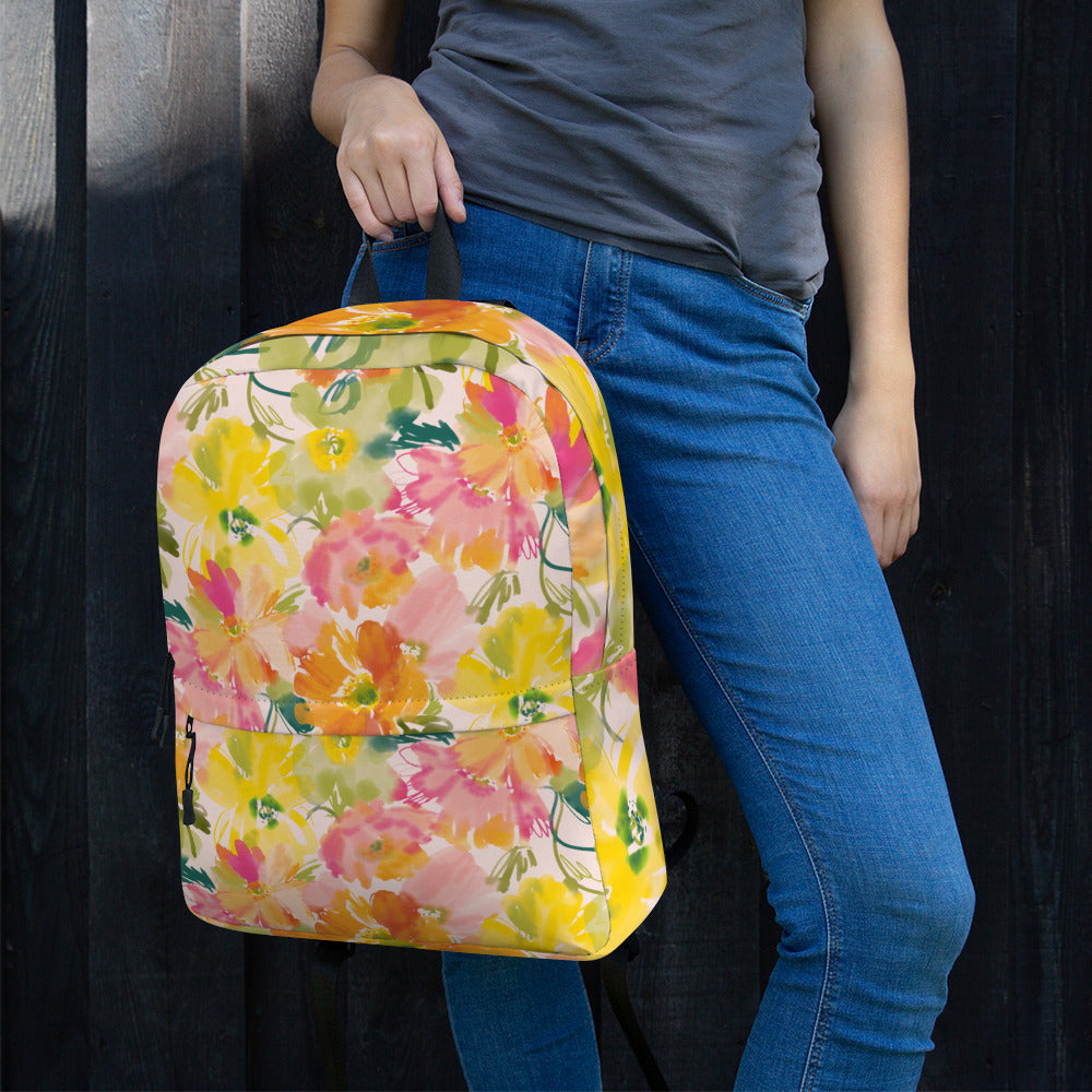 Abstract Floral Backpack