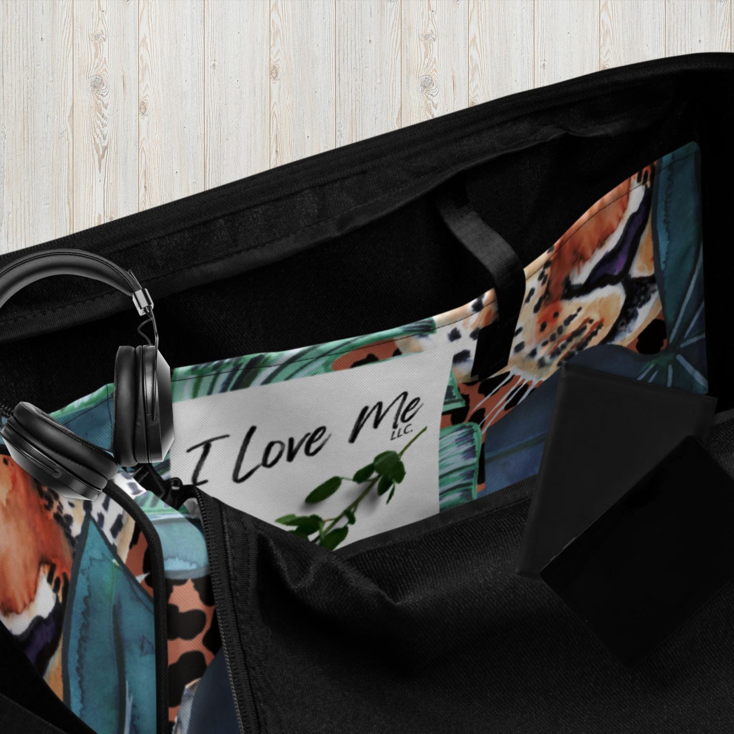 "Eye" Love Me (Cheetah) Duffle Bag