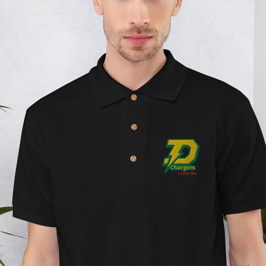 I Love Dow High Embroidered Polo Shirt