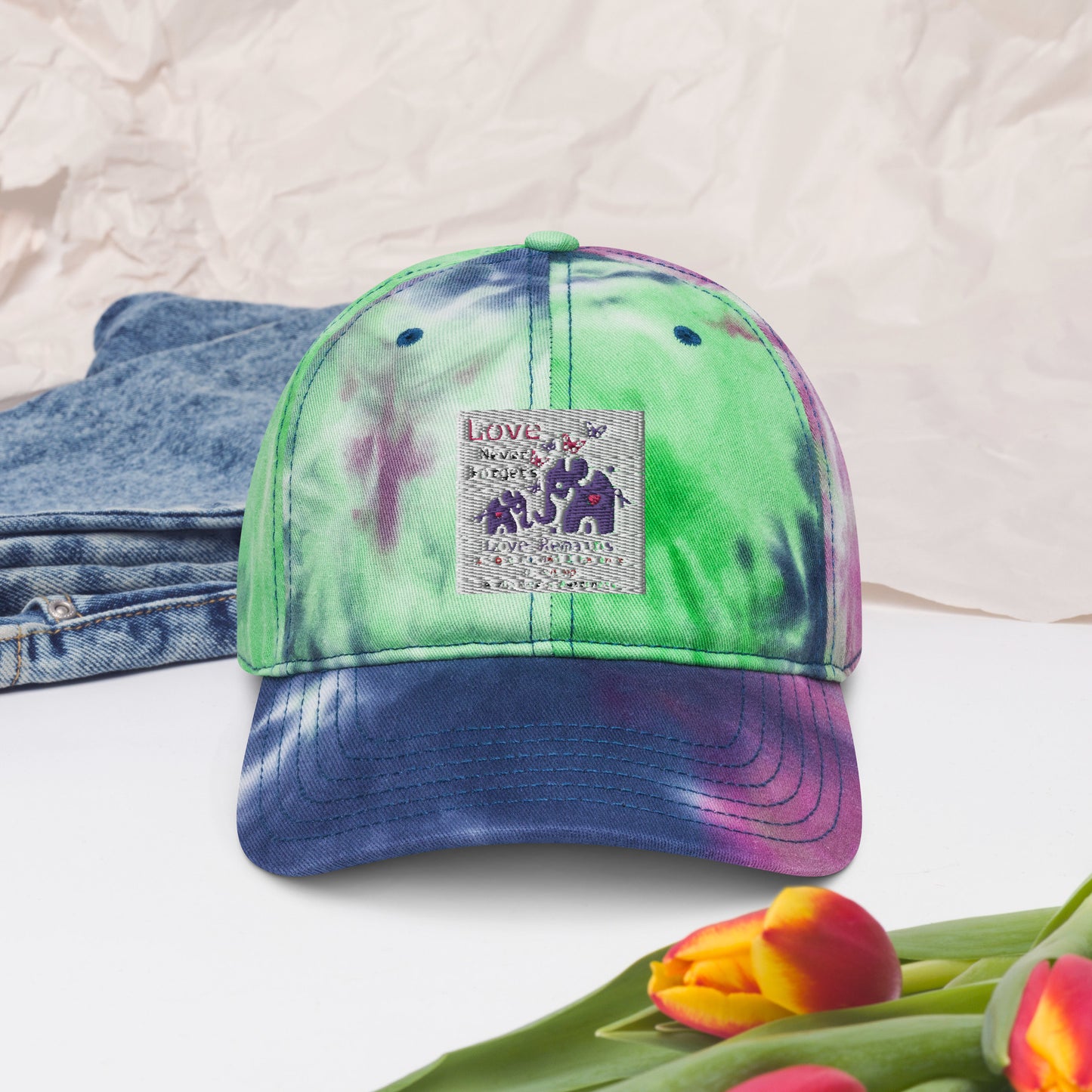 Alzheimer's Awareness Tie Dye (Adult Hat)