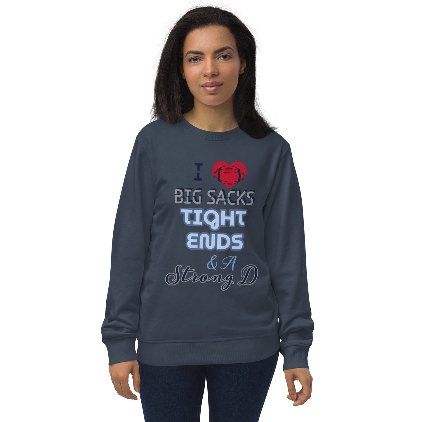 I Love Football (Adult Sweatshirt)