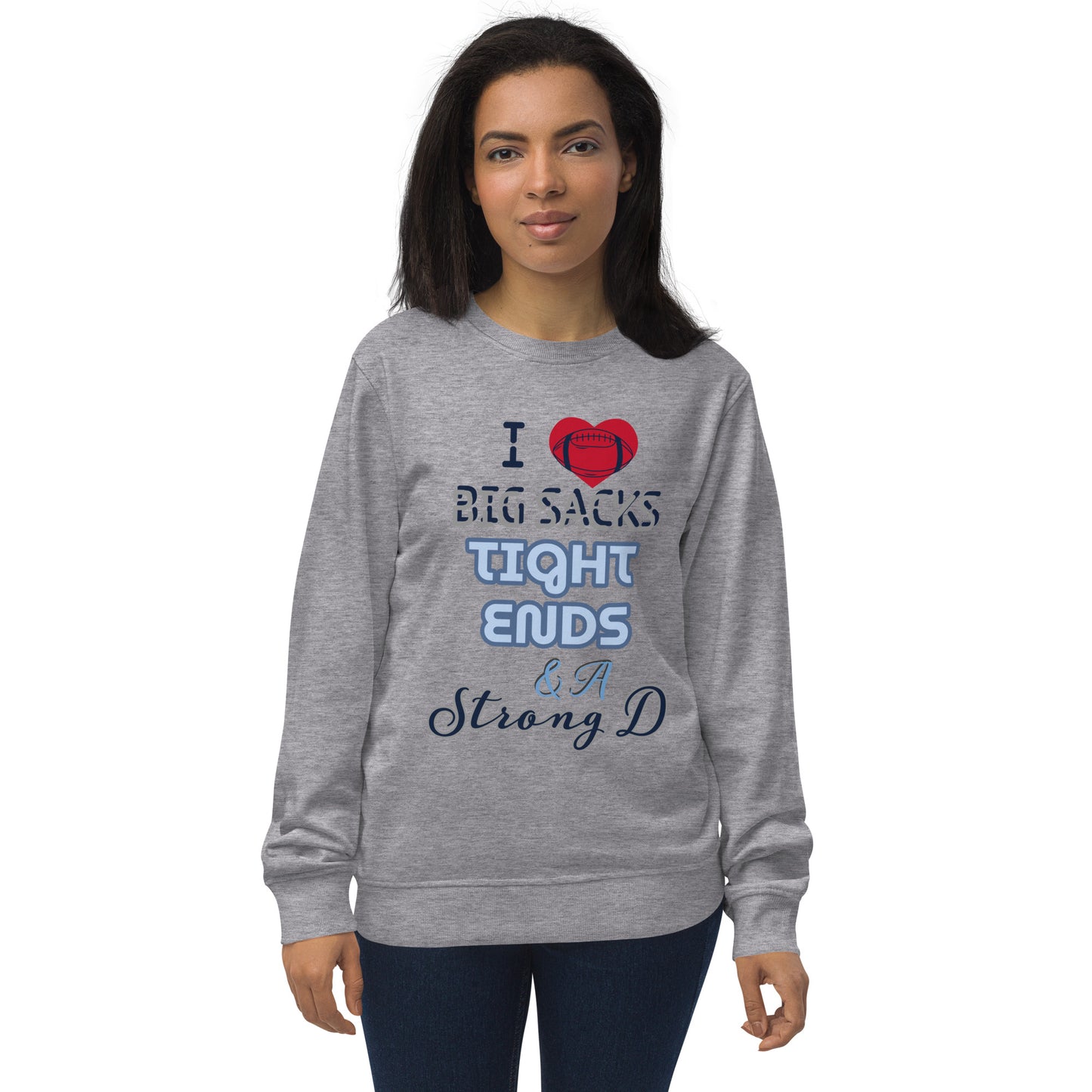I Love Football (Adult Sweatshirt)