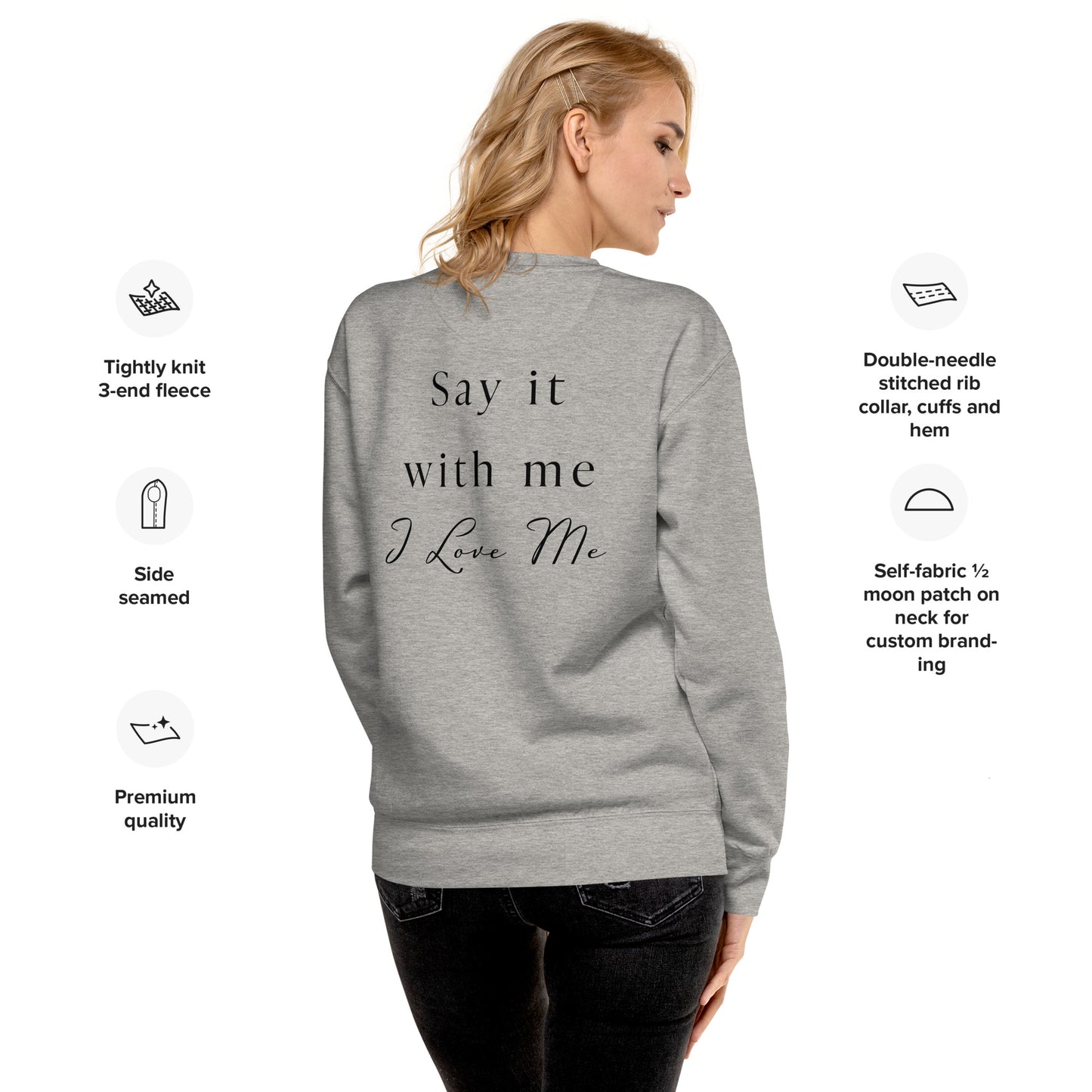 Be Confident Unisex Premium Sweatshirt