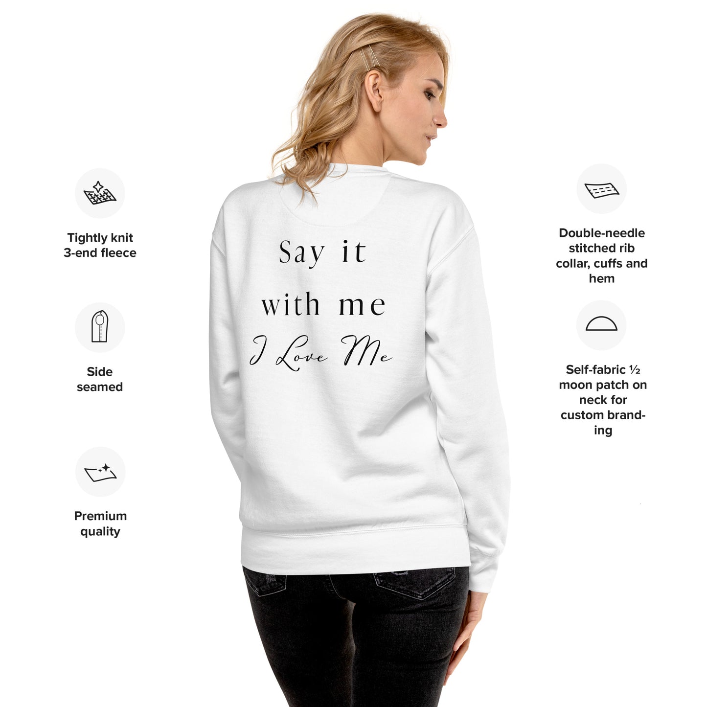 Be Confident Unisex Premium Sweatshirt